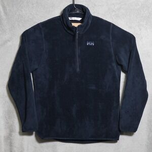Helly Hansen Navy Blue Zip Up Sweater Size Men’s Medium (runs small)